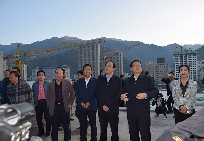 全國、省市政協(xié)委員體驗(yàn)蘭渝鐵路、視察階州廣場